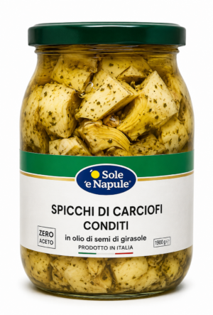 Spicchi di Carciofi Conditi In Olio